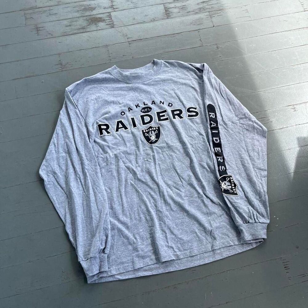 Vintage Lee Sport Oakland/Las Vegas Raiders Football Longsleeve